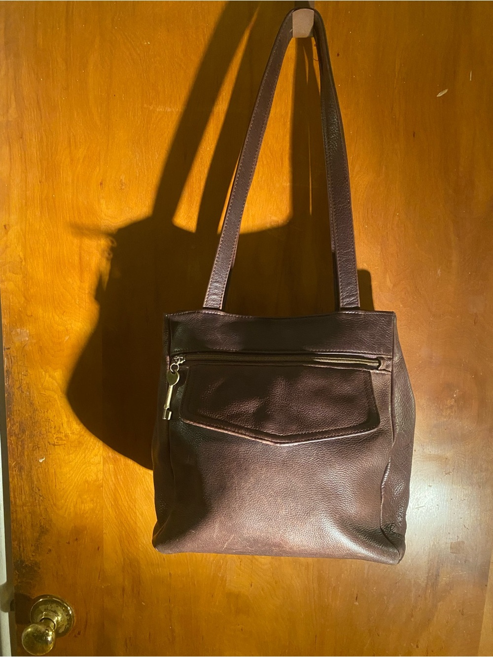 Vintage Fossil 1954 New American Classic leather shoulder bag